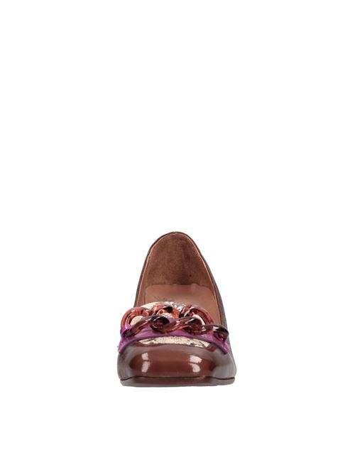 Vaina Ferrari leather moccasins CHIE MIHARA | VAINA FERRARICUOIO-SAND-VIOLA-